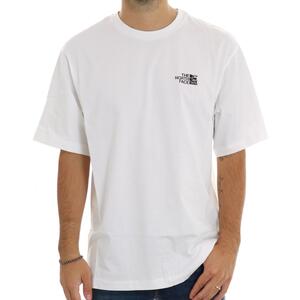 T-SHIRT RUN GRAPHIC THE NORTH FACE BIANCO